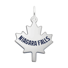 Large Niagara Falls Maple Leaf Charm - 10-1710