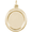 Large Photo Art Oval Charm 10K Gold - 10-8625