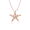 Large Rose Gold Koa Diamond® Starfish Pendant, Hawaiian Inspired  Pendant, SFP-36085/K