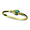 Larimar Unity Hook Bracelet - 14K Yellow Gold 4mm 6.5 Inch