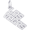 Las Vegas Charm White Gold - 10-4459
