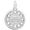 Las Vegas Poker Chip Charm Silver - 10-2651