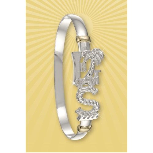 Lauderdale By The Sea Florida Destination Bracelet - 6mm 7.5 Inch