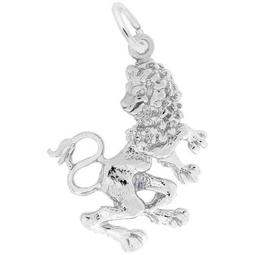 Leo Charm 14K While Gold - 10-4137-0-14KW