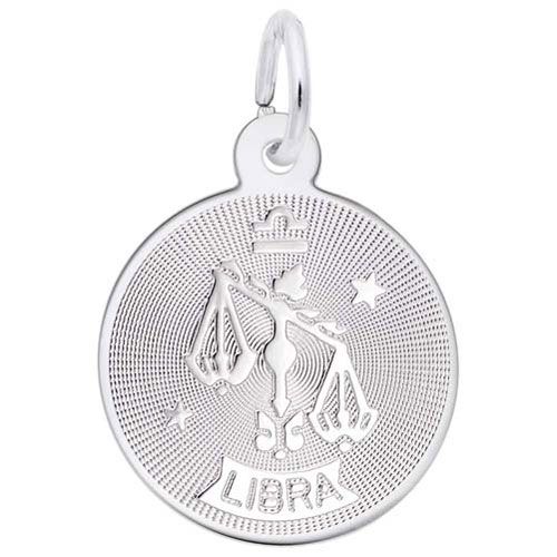 Libra Charm 14K While Gold - 10-4589-0-14KW