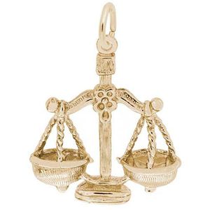 Libra Charm Gold Plated - 10-4139-0-GP
