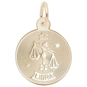 Libra Charm Gold Plated - 10-4589-0-GP