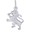 Lion Charm White Gold - 10-1406