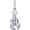 Lobster Charm Silver - 10-2067