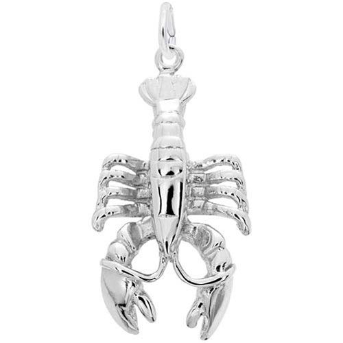 Lobster Lrg. Charm Sterling Silver - 10-1545-0-SS