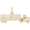 Log Truck Charm Gold Plated - 10-2246