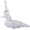 Loon Bird Charm White Gold - 10-3220
