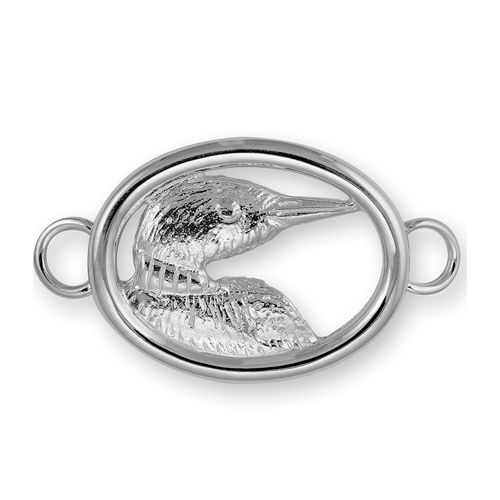 Loon Head Bracelet Clasp - Sterling Silver