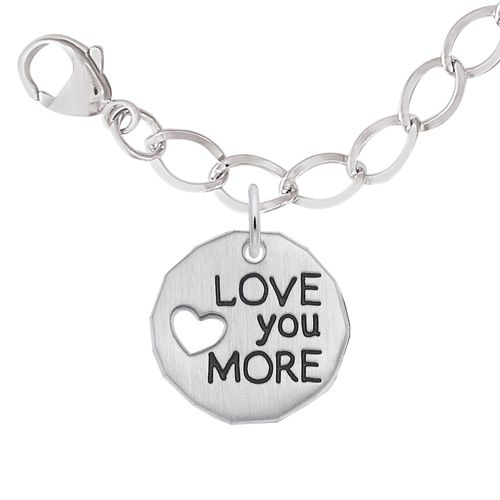 Love You More Charm Bracelet Set  - 27-1558-s- 