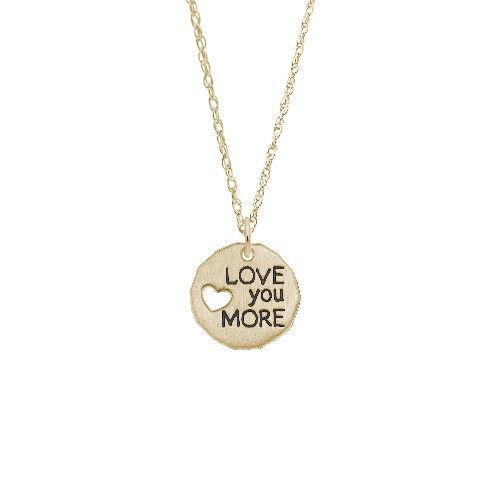 Love You More Necklace Set - Gold Plated - 29-1558-87-GP