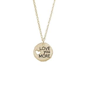 Love You More Necklace Set - Gold Plated - 29-1558-87-GP