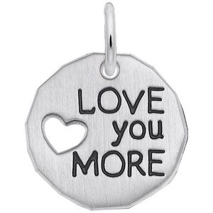 Love You More W/9152 Necklace  - Sterling Silver  - 28-1558-52-SS