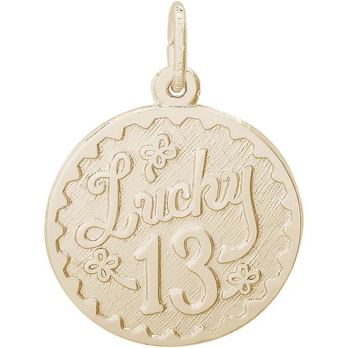Lucky 13 Charm - 10K Gold - 10-4253