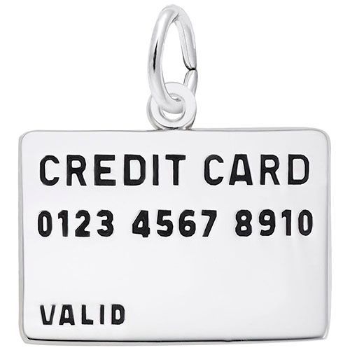 Macy's Credit Card Charm  - Sterling Silver  - 10-7225-0-SS