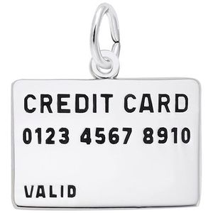 Macy's Credit Card Charm  - Sterling Silver  - 10-7225-0-SS