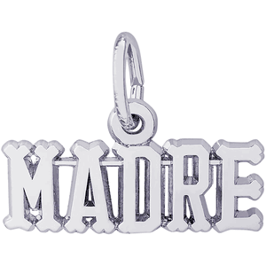 Madre Charm - 14K White Gold - 10-8374