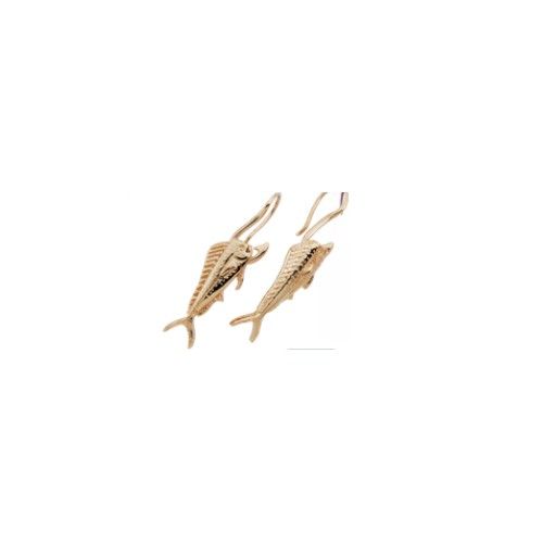 Mahi Mahi Fish Hook Earrings  - ESMHFH