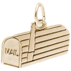 Mail Box Charm Gold Plated - 10-2997-0-GP