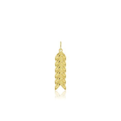 Maile Leaf Vertical Pendant, Hawaiian Inspired  Pendant, MVP-36