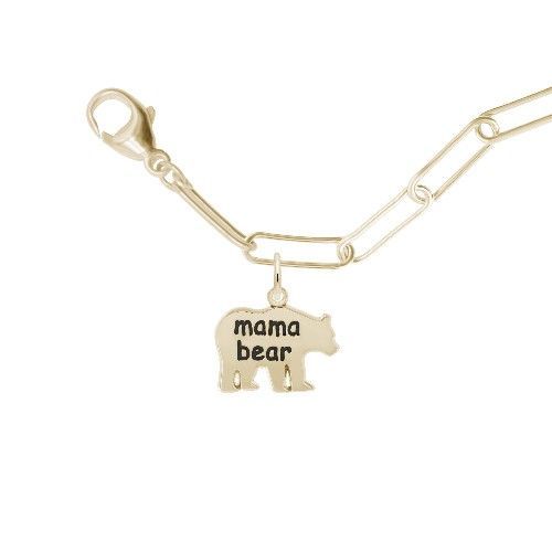 Mama Bear Bracelet Set - Gold Plated - 27-1822-310-GP