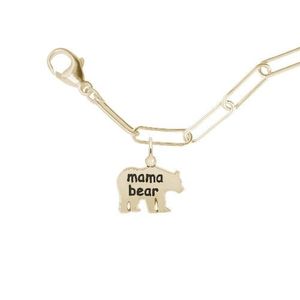 Mama Bear Bracelet Set - Gold Plated - 27-1822-310-GP
