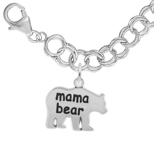 Mama Bear Bracelet Set - Sterling Silver - 27-1822-021-ss