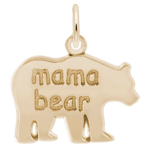 Mama Bear Charm - 10K Gold - 10-1822-10K