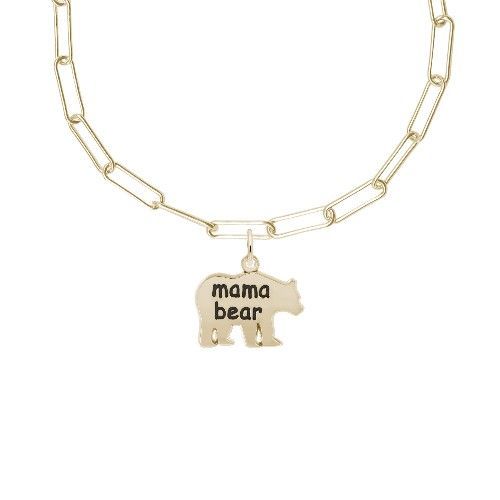 Mama Bear Necklace Set - Gold Plated - 29-1822-310-GP
