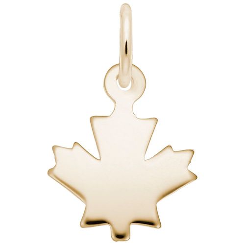 Maple Leaf Charm - 14K Gold - 10-5737