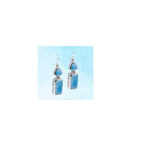 Mar Azul Larimar Earrings  - MAL138SE