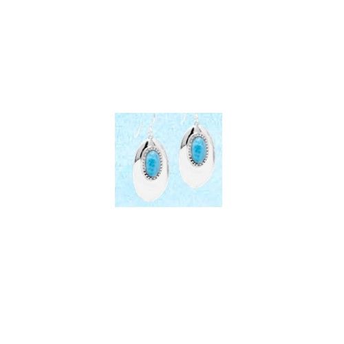Mar Azul Pendulum Larimar Earrings  - MAL102SE