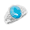 Mar Azul Yahira Larimar Rings 7.0  - MAL127SR70
