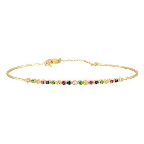 Marika Desert Gold 14k Gold Bangle Bracelet - 7700