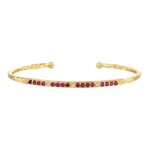 Marika Desert Gold 14k Gold Bangle Bracelet - 7923