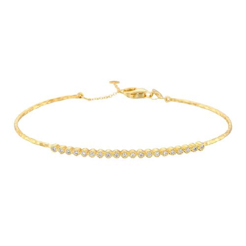 Marika Desert Gold 14k Gold Bangle Bracelet - 7991