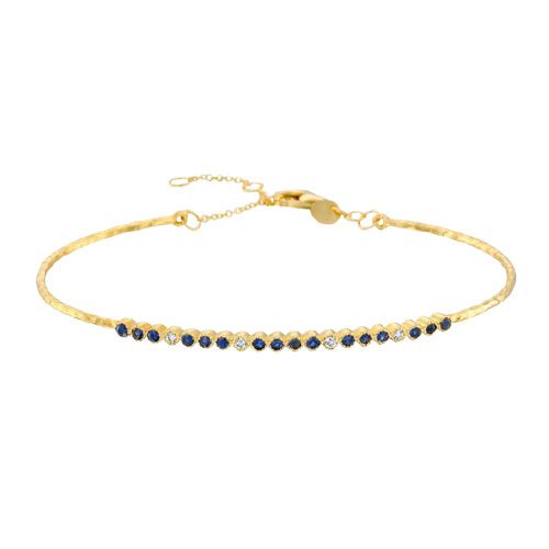 Marika Desert Gold 14k Gold Bangle Bracelet - 7993