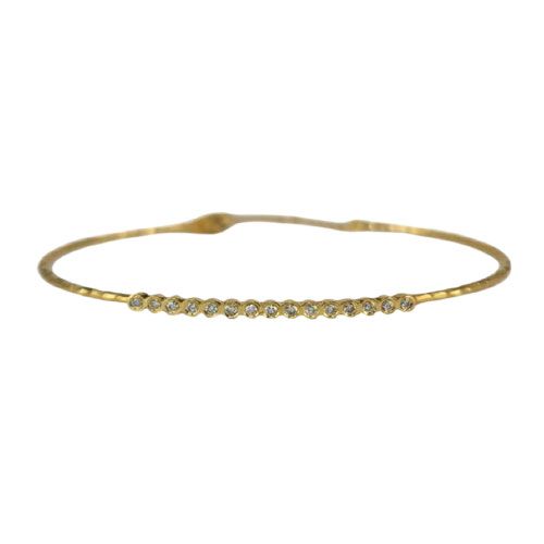 Marika Desert Gold 14k Gold Bangle Bracelet - 8074