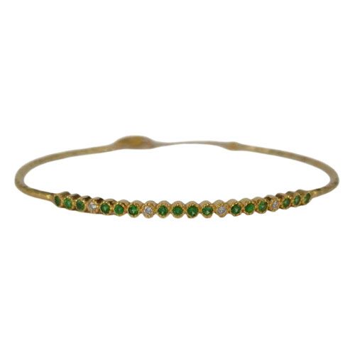 Marika Desert Gold 14k Gold Bangle Bracelet - 8117