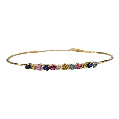 Marika Desert Gold 14k Gold Bangle Bracelet - 8138