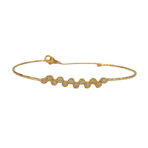 Marika Desert Gold 14k Gold Bangle Bracelet - 8217