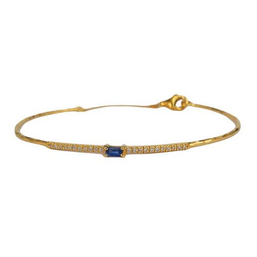 Marika Desert Gold 14k Gold Bangle Bracelet - 8227