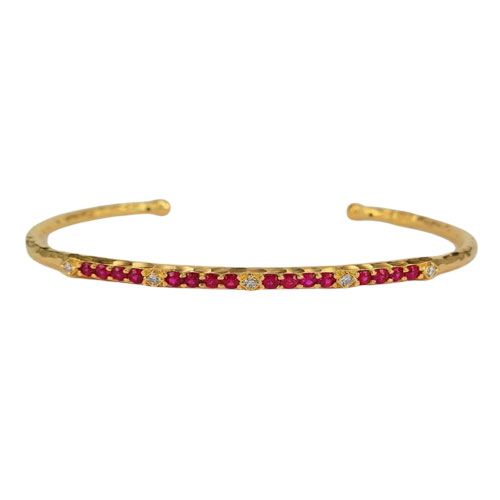 Marika Desert Gold 14k Gold Bangle Bracelet - 8228