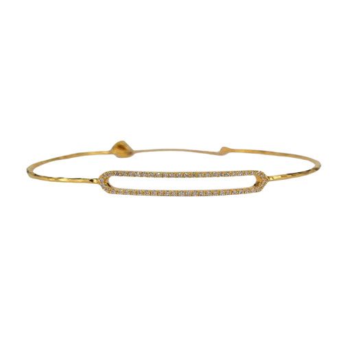 Marika Desert Gold 14k Gold Bangle Bracelet - 8232