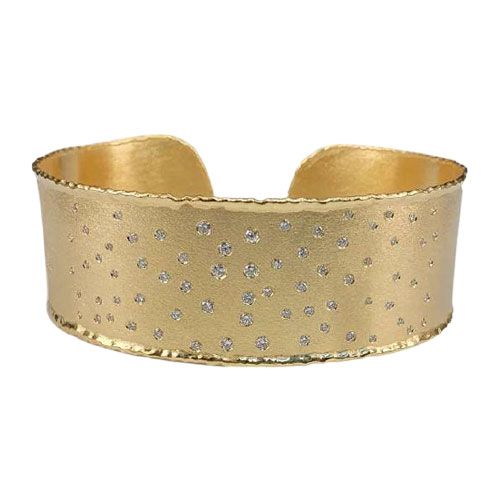 Marika Desert Gold 14k Gold Cuff Bracelet - 6153