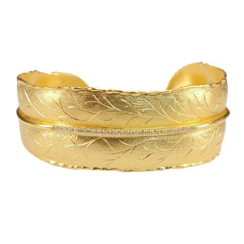 Marika Desert Gold 14k Gold Cuff Bracelet - 6251